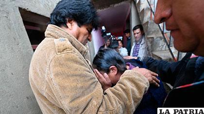 Morales suspendió sus actividades en el departamento de Oruro para viajar de emergencia a Tupiza /ABI