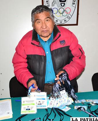 Etzhel Llanque, presidente del CPDO
