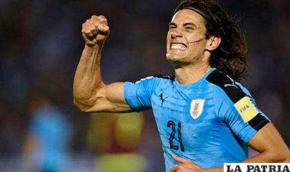 Edinson Cavani, atacante de 31 años nacido en Uruguay