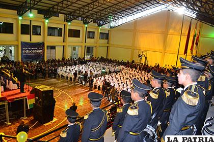 Inauguración del año escolar a nivel nacional se produjo en Oruro