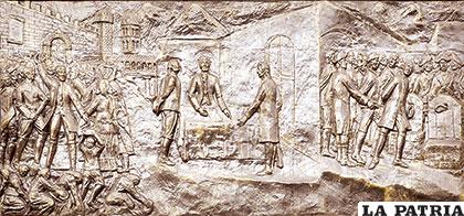 El 10 de febrero de 1781 tuvo lugar la sublevación o alzamiento de la Villa de Oruro