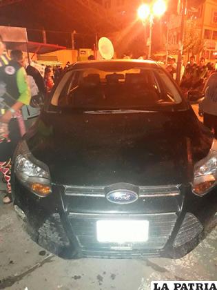El vehículo con el que atropelló a la menor