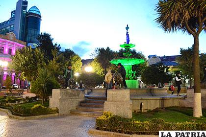 La Plaza Principal que evoca el recuerdo del 10 de Febrero de 1781