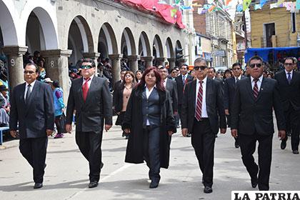 Autoridades del Gobierno Autónomo Municipal de Oruro