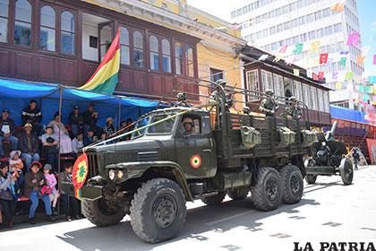 El Ejército hizo gala de su equipamiento