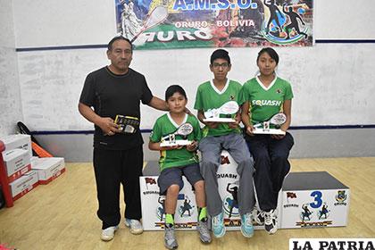 Los tres deportistas orureños que asistirán al panamericano en Perú