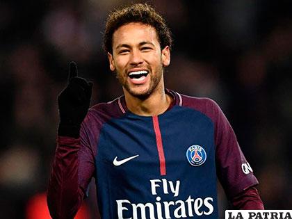 Neymar delantero del París Saint-Germain