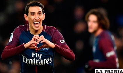 Ángel di María anotó tres goles para la clasificación del PSG