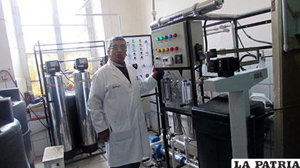 Equipos de purificación de agua en el sector de hemodiálisis son de alta tecnología