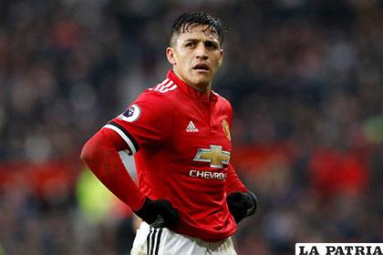 Alexis Sánchez delantero del Manchester United