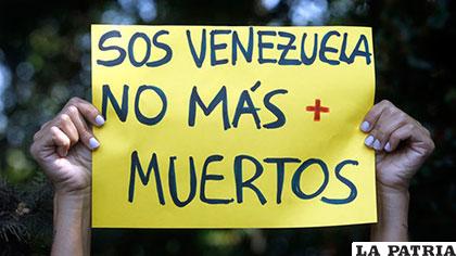 Las protestas en Venezuela fueron fuertemente reprimidas por las fuerzas del orden