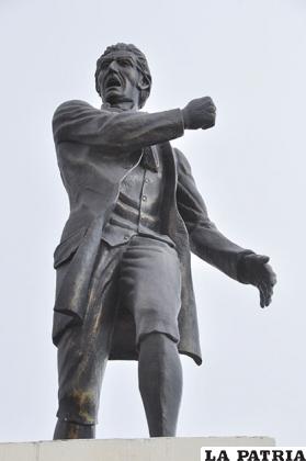 Monumento a Sebastián Pagador, prócer del 10 de Febrero de 1781 /Archivo
