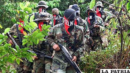 Miembros de la guerrilla del Ejército de Liberación Nacional (ELN)