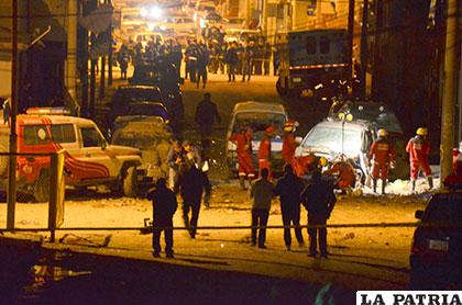 A cuatro días y a una cuadra de la primera explosión, vecinos de la calle Backovic temen que el incidente se repita