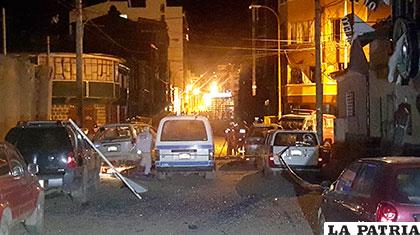 YPFB asegura que segunda explosión en Oruro no fue por fuga de gas