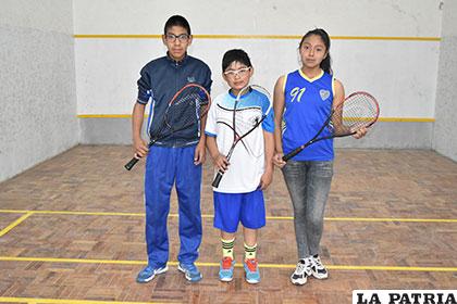 Carlos Rafael, Alvin Ríos y Nicole Rafael, asistirán al Sudamericano de Squash