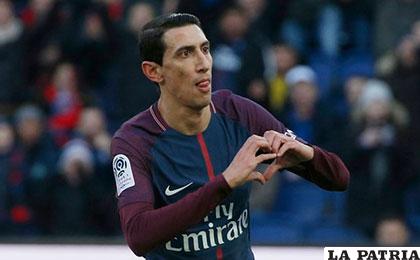 Di María que no jugó ante el Real Madrid, anotó el tercero del PSG