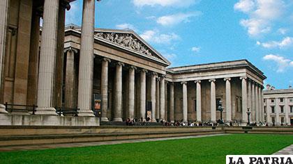 Una vista del Museo Británico 