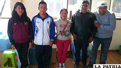 El nuevo directorio de la Asociación Municipal del Deporte Para Ciegos Oruro