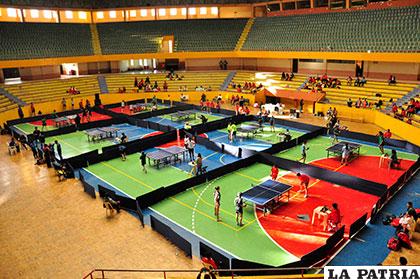 La gestión 2017 Oruro organizó el torneo de tenis de mesa en los Judejut