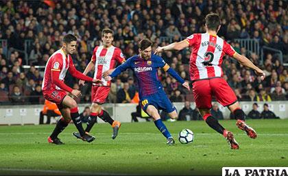 De la mano de Messi, Barcelona dio cuenta de Girona: 6-1