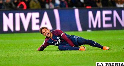 Neymar se lesionó a los 77 minutos del partido ante Marsella /diariolibre.com
