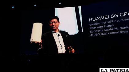 La empresa Huawei estuvo presente en el Mobile World Congress 2018