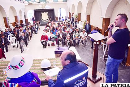 Rendición de cuentas de Cartonbol se realizó en presencia de organizaciones sociales /LA PATRIA