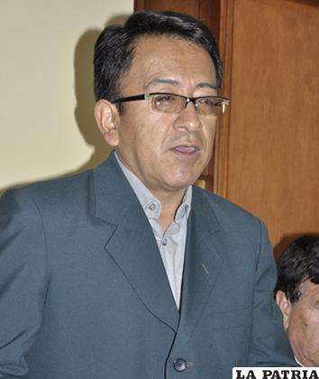 Delegado Defensorial de Oruro, José León /LA PATRIA /ARCHIVO