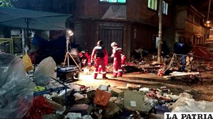 La primera explosión en Oruro se registró el sábado de Carnaval de 2018 /Luis García Cabrera