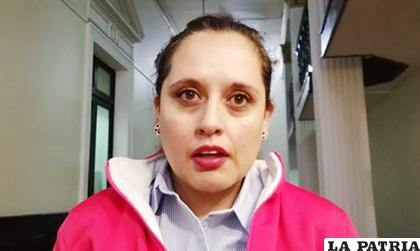 La diputada Fernanda Sanmartín /ANF