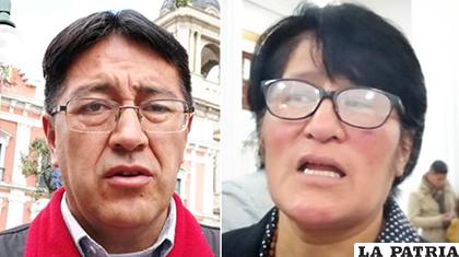 Los diputados Barrientos y Calcina/ ANF