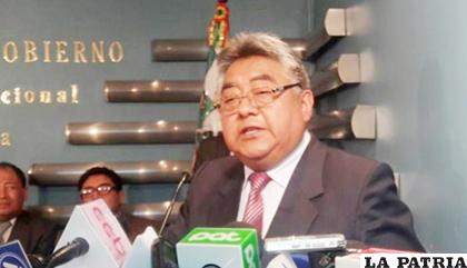 El exviceministro Rodolfo Illanes/ ABI
