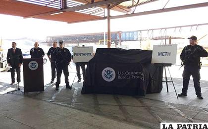 Presentan el mortal opioide sintético fentanilo, incautado de un camión comercial /EL HERALDO DE CHIAPAS