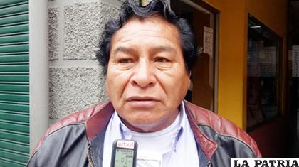 Félix Cárdenas dio cuenta de la investigación / Erbol