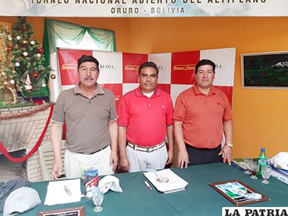 El directorio del Oruro Golf Club para las gestiones 2019-2020 /Cortesía Rodrigo Valdivia