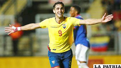 Leonardo Campana en el 95 anotó el gol del triunfo de Ecuador/elnorte.ec