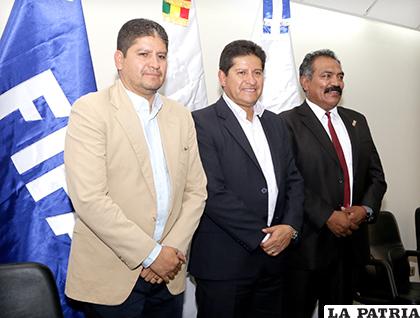 Oscar Villegas, Eduardo Villegas y Jaime Jiménez /APG