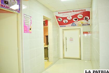 Instalaciones del Área de Imagenología del Centro 