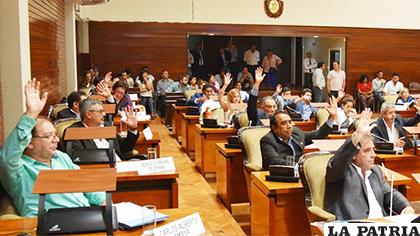 Diputados de Jujuy durante la aprobación de la norma /Legislatura de Jujuy