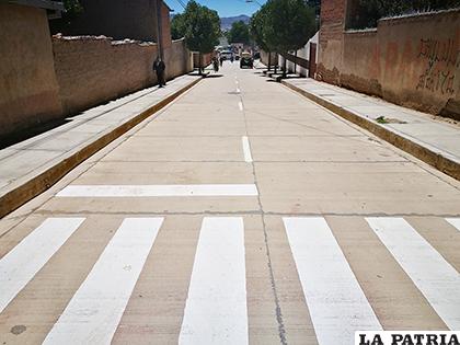 El barrio Senac luce radiante con el pavimentado de sus calles/LA PATRIA
