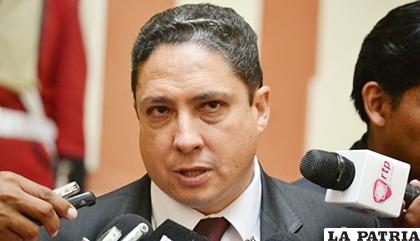 El ministro de Justicia, Héctor Arce, encabeza la Comisión Interinstitucional de Acción Inmediata/ ABI