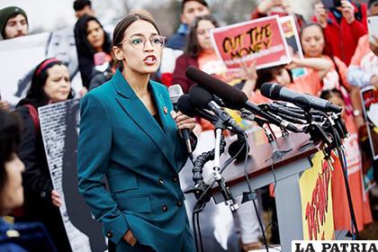 La congresista demócrata Alexandria Ocasio-Cortez, una figura emergente en su partido  /(EL SOL DE LA FLORIDA)