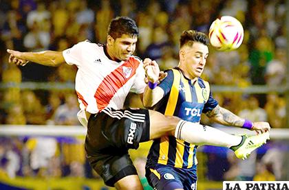 La acción del empate entre River Plate y Rosario Central/ole.com