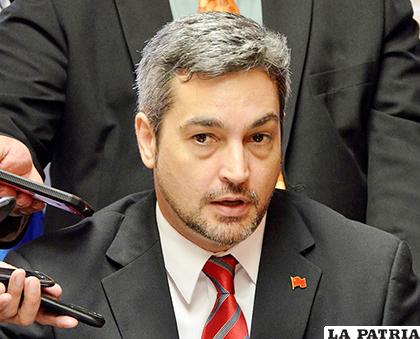 El presidente de Paraguay, Mario Abdo Benítez /NANDUTI.COM.PY
