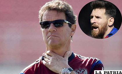 Fabio Capello elogió la labor de Lionel Messi / latribuna.hn