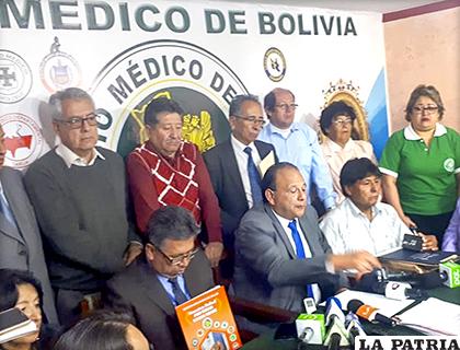 Los médicos se pronunciaron este martes /Colmed La Paz