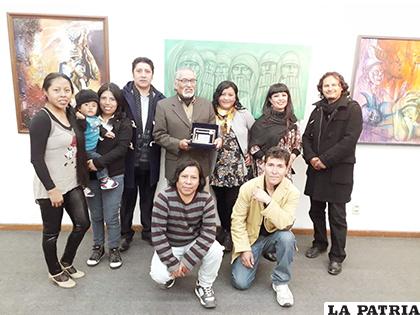 Artistas orureños exponen en La Paz /ABAP Oruro