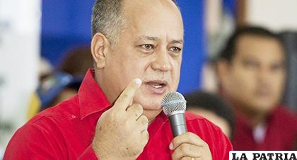 El dirigente chavista Diosdado Cabello / EL NUEVO DIARIO