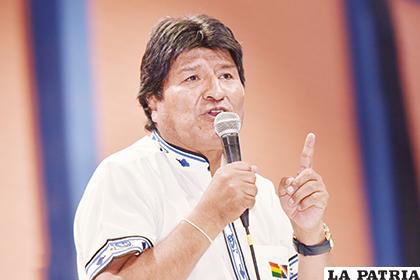 Morales es el Presidente con más tiempo en el poder en la historia del país y aspira a un cuarto mandato hasta 2025/ abi.bo